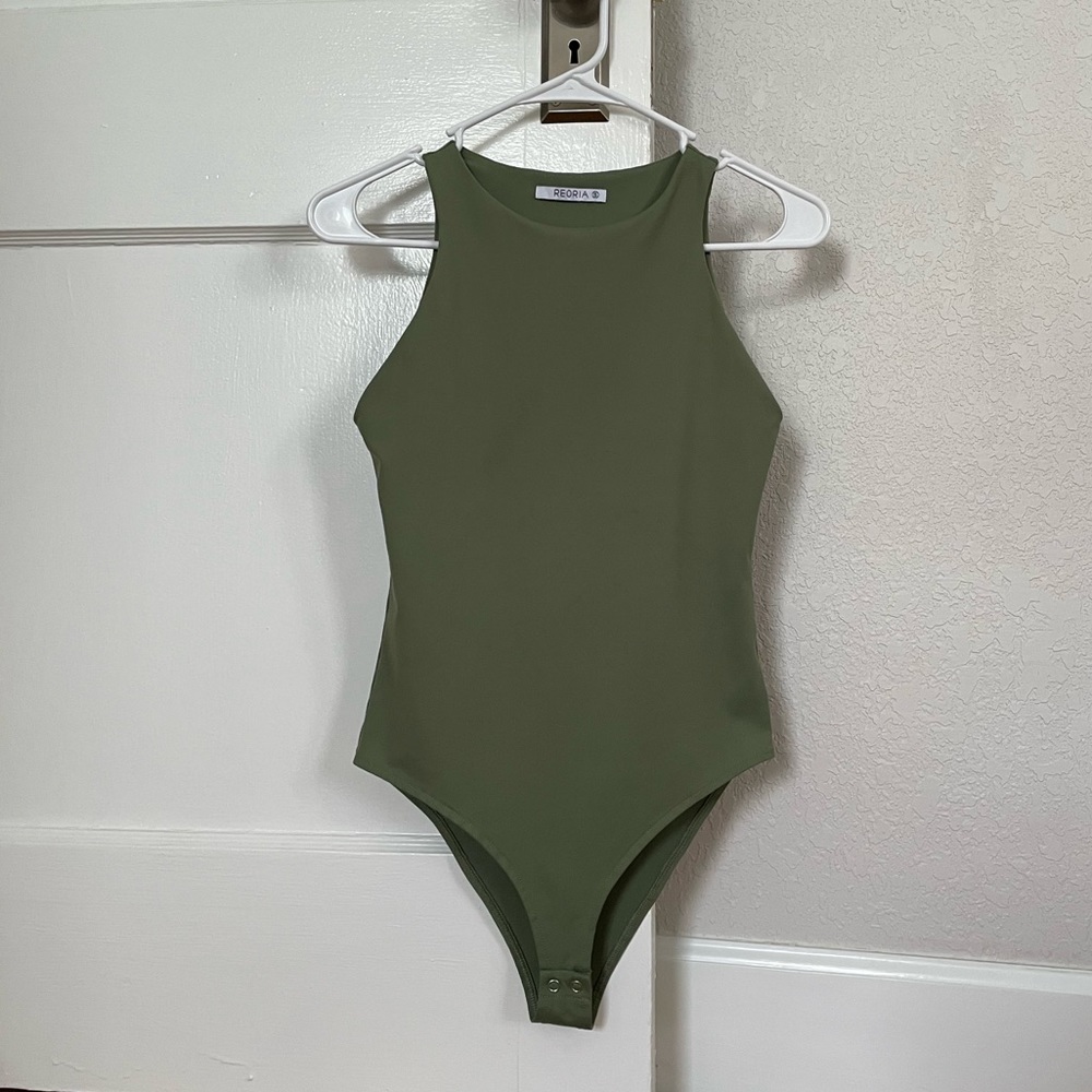 ReoRia Olive Green Bodysuit